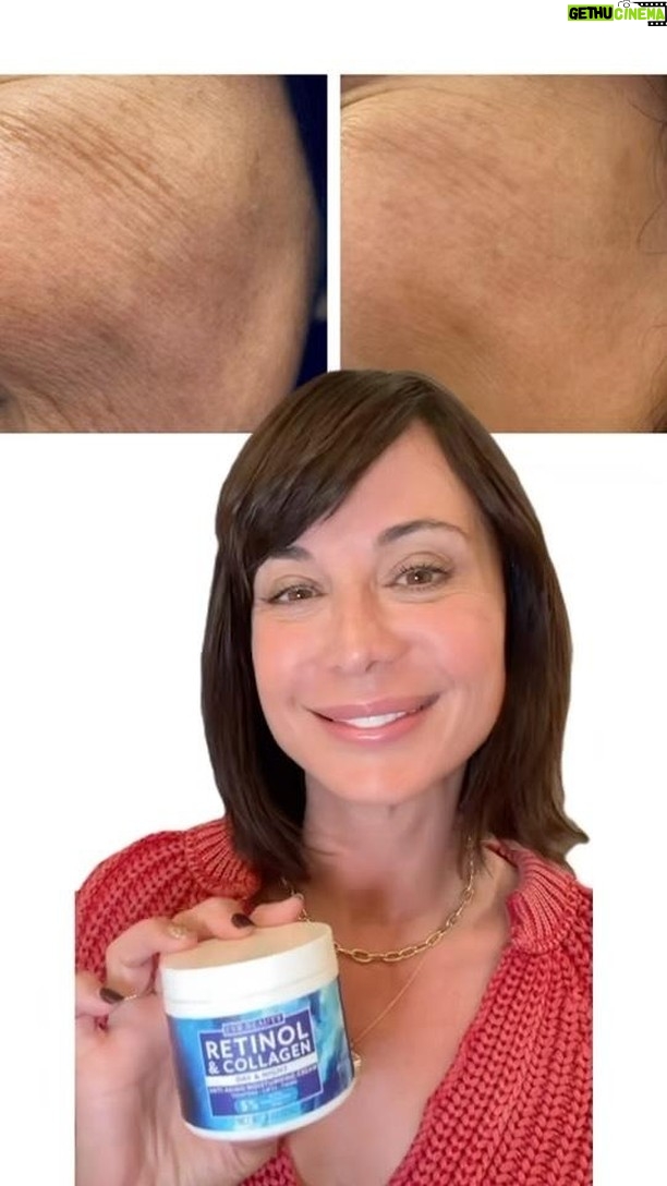 Catherine Bell Instagram - ⚠️ATTENTION⚠️ If you’re looking to lessen your fine lines and dark spots, watch this video. @therealcatherinebell saw results in just two weeks! Link in bio ⬆️ #antiageing #youthfulglow #retinol #collagen #hyaluronicacid #facecream #skincare #retinolcream #collagencream