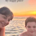 Catherine Bell Instagram - Weekends 🌅 . . . . #sunsets #family #dogsofinstagram #beachlife