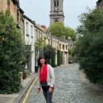 Catherine Bell Instagram - Circus Lane, Edinburgh 💐🌷🍃 Edinburgh Scotland
