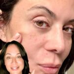 Catherine Bell Instagram - Guess what caused my face to break out??! Watch this to find out about all the toxic chemicals in most skincare! But not @everliving.beauty 💙 our products are free from toxins, parabens, sulfates, perfumes! ❤️ #skincare #natural #nontoxicbeauty