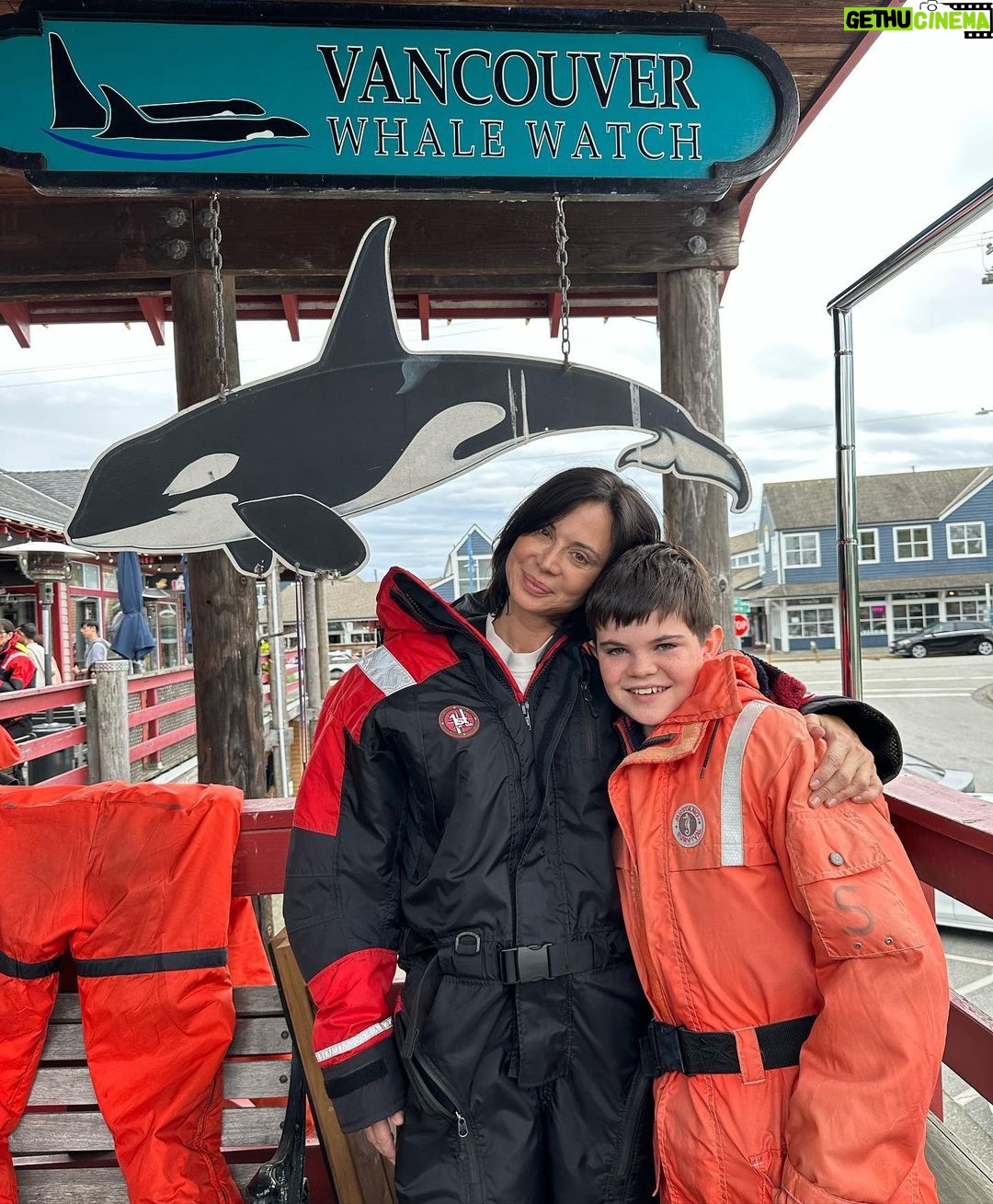 Catherine Bell Instagram - Off to see Orcas and Humpbacks 🐋 Steveston, British Columbia