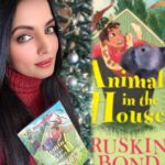 Celina Jaitly Instagram - Super excited about tomorrow as I look forward to sharing with you all an amazing tête-à-tête across the continents of Europe and Asia. My date with most exalted Padma Shri, Padma Bhushan, the James Bond of Indian literature, author Mr RUSKIN BOND @ruskinbondofficial I will be joining him to talk about his new children’s book ANIMALS IN THE HOUSE. The book was a big hit with my sons @winstonjhaag @viraajjhaag @arthurjhaag and above all with me because it transported me to my childhood and the many years I spent growing up with my nature loving grand parents in Lucknow, Ranikhet and Shimla as well. It’s a fan girl moment for me as the first book that I received as a little girl was one written by mr Ruskin bond. It was gifted by my grandfather to my mother and then inherited by me and is truly a family treasure. About @ruskinbondofficial : Decorated with India’s highest civilian awards, Padma Shri, Padma Bhushan his first novel, The Room on the Roof, was published in 1956, and it received the John Llewellyn Rhys Prize in 1957. Mr Bond has authored more than 500 short stories, essays, and novels which includes 69 books for children. @ruskinbondcollection @penguinindia @penguinsters #ruskinbond #ruskinbondbooks #celinajaitly #celinajaitley #ruskinbondquotes #books #bookstagram #bollywood #missindia #missuniverso #penguinbooks