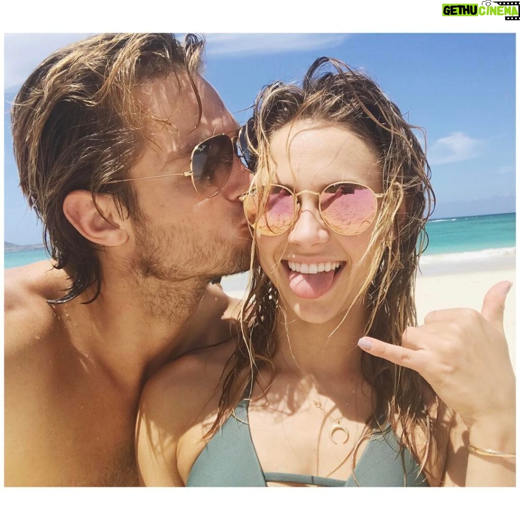Chad James Buchanan Instagram - On a beach in Hawaiiiiiiiii 🏄 Lanikai Beach,Kailua