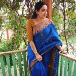 Chandra Lakshman Instagram – A blue-tiful day at shoot 💎

#moongirl #guppedanthamanasu #hyderabad Hyderabad