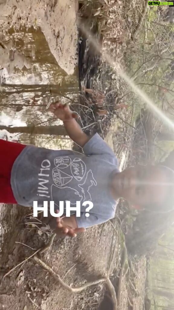 Charles S. Johnson IV Instagram - Never a dull moment 😂. Sometimes we all come up a bit short. Shake it off and keep pushing. The funniest part about this video is Langston blaming me for not catching him after he insisted he has “GOT THIS” 🤣. #thekiraeffect #keepgoing #FBF #lovealwayswins #natureboy #hiking #cityslicker #dadfail #dadgang #cantstopwontstop #instantclassic #321go