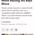 Charles S. Johnson IV Instagram - “And though we had it rough, we always had enough”- 2 pac . Thank you @people & Amy Eskind.#cantstopwontstop #lovealwayswins #keepyourheadup #4kira4moms #sheshhouldbehere