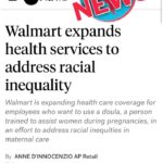 Charles S. Johnson IV Instagram - Well done @walmart 👏🏽 Repost from @nationalblackdoulas • We are excited to announce that our partnership with @walmart has expanded into 3 additional states, Illinois, Indiana & Louisiana. So if you're a Black or BIPOC Doula in these states and registered with the NBDA, @walmart will cover Doula services under their employee benefits plan for their employees to have Doula coverage. Up to a $1000!!! NEW YORK -- Walmart is expanding health care coverage for employees who want to enlist the services of a doula, a person trained to assist women during pregnancies, to address racial inequities in maternal care. After first offering doulas to employees in Georgia last year, the nation’s largest retailer said Wednesday that it will expand the same benefit to its employees in Louisiana, Indiana and Illinois. Black women are three times more likely to die from a pregnancy-related cause than white women, largely due to differences in the quality of health care, underlying chronic conditions and structural racism, according to the Centers for Disease Control and Prevention. Employing a doula as a part of a birthing team decreases C-sections by 50%, shortens the time of labor by 25% and decreases the need for other medical interventions by more than 50%, according to the National Black Doulas Association. Walmart said it chose to extend coverage to Louisiana, Indiana and Illinois because of the potential for instant impact for employees who live in those three states. The company said that in Louisiana, the mortality rate is five times higher for Black mothers than it is for white mothers. Walmart said that in Indiana, 33 counties don’t have OB-GYN services. “Our goal in expanding this doula benefit, a service that is not normally covered under traditional medical plans, is not only to make pregnancy easier for mothers in these states, but to help keep them safe,” wrote Lisa Woods, Walmart’s vice president. Full Article in IG stories and will be linked on our website www.blackdoulas.org Walmart Corporate Headquarters
