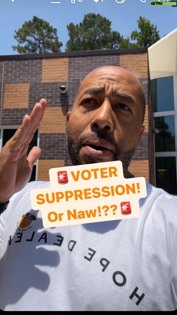 Charles S. Johnson IV Instagram - 🚨Georgia voter Alert🚨 Be sure to go https://mvp.sos.ga.gov/s/ and fixmy.vote to ✅ your voter registration status. #Vote #share #peachstate #myvotecounts Georgia State Capitol