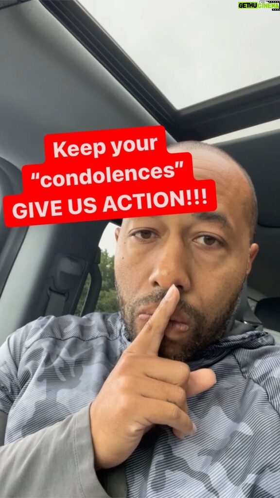 Charles S. Johnson IV Instagram - Keep your “condolences”. Give us ACTION! Give us results. “Faith Without Works Is Dead” James 2:14-26 #enoughisenough #endgunviolence #lovealwayswins #hypocrisy