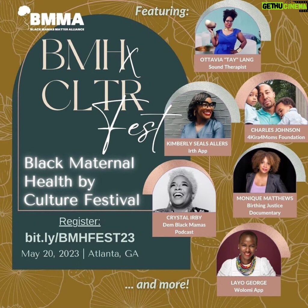 Charles S. Johnson IV Instagram - Repost from @blackmamasmatter • 🗣#BLACKMAMAS This is For You! #TreatYourself Join us in celebration of Black Mamas, Black Femmes, & Black Wellness Business at our #BlackMaternalHealth by Culture Festival #BMHxCLTR23 | May 20, 2023 | the Gathering Spot @thegatheringspots | #Atlanta GA Register Today: bit.ly/BMHFEST23 We have a great lineup of panelists! @4kira4moms @iamksealsallers @demblackmamaspodcast @wolomiapp @moniquenmatthews @dearlifechat @djhourglass #BlackWomenLead #BlackMamasMatter #BlackWomensHealth #MothersDay #MentalHealthAwareness #BlackBusiness #BirthEquity #BirthJustice The Gathering Spot