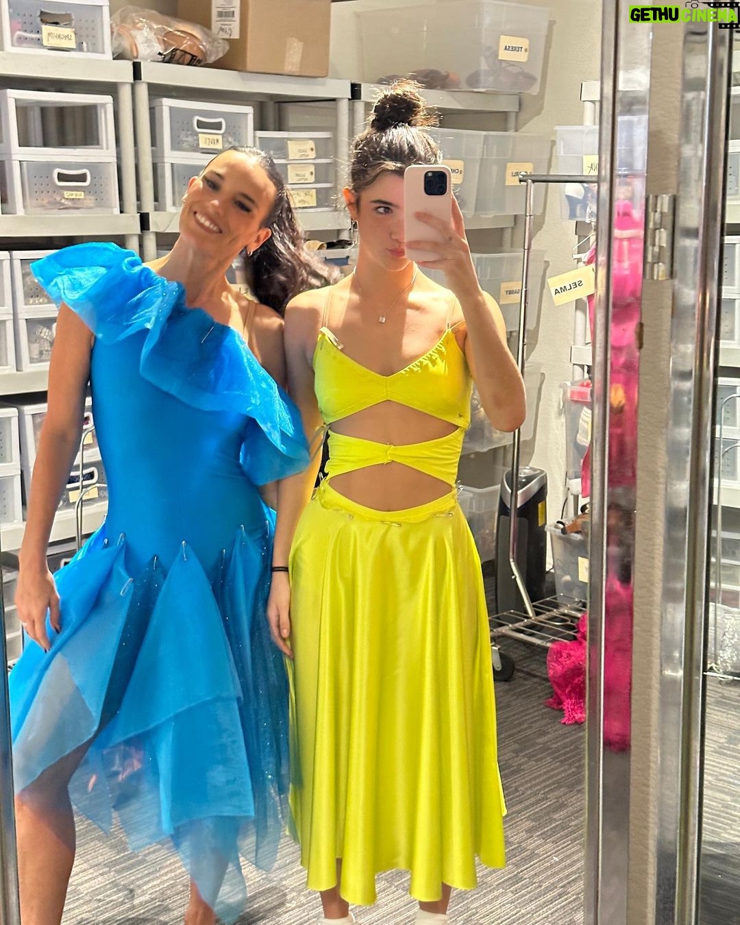 Charli D'Amelio Instagram - some dwts bts!!! i can’t believe the finale is only two days away :( sad that it’s almost over but so excited for you all to see these next two dances!!!