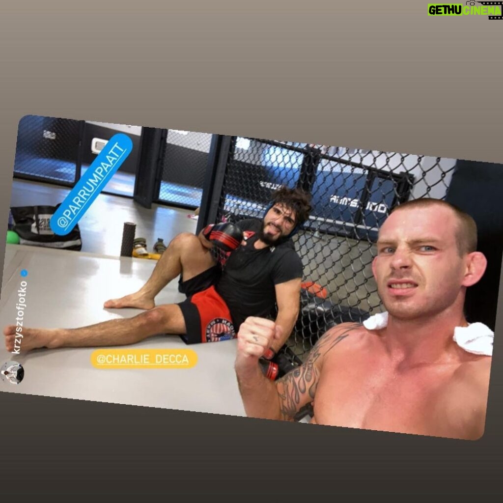 Charlie Decca Instagram - This fight camp was a great one. Thank you to all my training partners who put in hard work and helped me get better. 👊🏼💪🏼 @mateusz_gamrot @khusein_askhabov @krzysztofjotko @walker_blanco @b.silva_dos @15seconds @titoss89 Miami, Florida