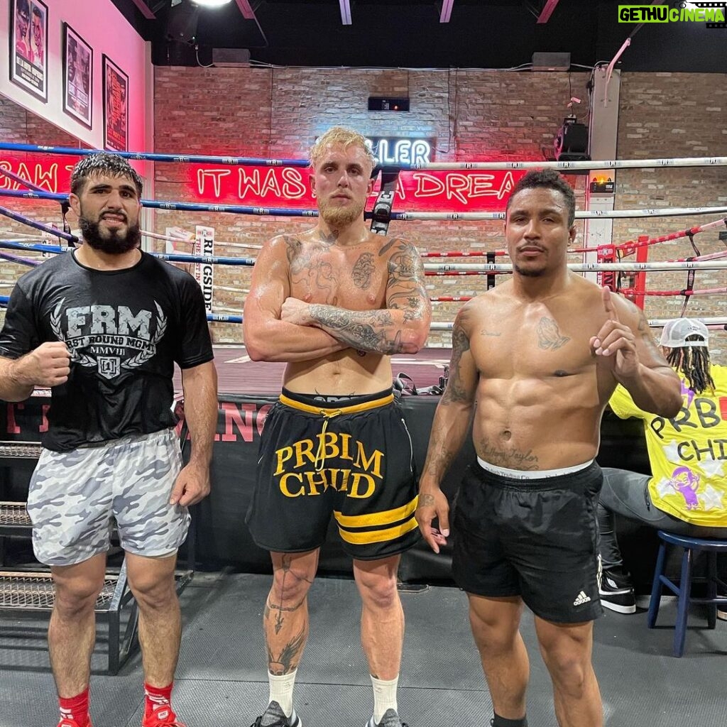 Charlie Decca Instagram - Fighting is the truest form of measuring somebody’s skill to heart to balance to precision all while having rythm and being mean af and wanting to break somebody’s face or destroy there insides, I ❤️ fucking fighting its like aggressive dancing. Thank you @jakepaul @anthony_prettyboy and @bjflorespro For the work • • • #boxing#fighting#is#the#lifestyle#the#bull#jakepaul#miamilife#thuggedout#triller#welterweight#mma#vegan#power#precision#footwork#aggressive#dancing#gamebred#hastalamuerte
