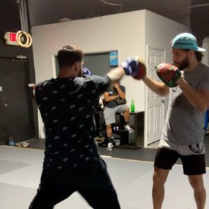 Charlie Decca Instagram - “Real Hasta la muerte”. Love chillin with real gangster people. 
@gamebredfighter 
@anuel
@frabianeli el salvagè niggas
•
•
•
#thebull#gamebred#anuel#la#lucha#boxing#training#with#the#realist#punch#kick#elbow#mma#muaythai#miami