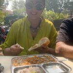 Charmy Kaur Instagram - Mumbai’s iconic missal pav 😋 Childhood memories Feeling nostalgic on the sets of #doubleismart