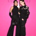 Chiara Aurelia Instagram - last night for #valentinopinkppcollection @maisonvalentino !! 💖💄💘 thank you so much for having me, the collection is beautiful.. 😍