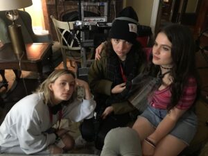 Chiara Aurelia Instagram - Ani Fanelli it’s time to meet the world.. Luckiest Girl Alive streaming now on @netflix 🍀😘💋 Our film deals with some really difficult and serious subject matter so please prepare yourself and read the trigger warnings before watching the film. 😊