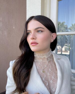Chiara Aurelia Instagram - Yesterday with @netflix for Luckiest Girl Alive Press 💖💘😘💋 Get ready.. October 7th 🤫