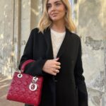 Chiara Ferragni Instagram - Throwback to this @dior look because red is such a vibe this winter ❤️ The #LadyDior I’m wearing is from the 2024 Cruise collection 🥰 #adv #dior Milan, Italy
