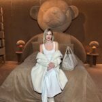 Chiara Ferragni Instagram - Congratulations @mjgiuls and all of @maxmara’s team for celebrating 10 years since the launch of the iconic Teddy Coat 🧸 It’s definitely one of my favorite Winter coats and it’s the most comfy, warm and stylish coat that you could ask for 🤍 For this event I was wearing a special one in white with all-over rhinestones ✨ #adv #MaxMaraTeddyTen Portrait Milano