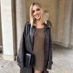 Chiara Ferragni Instagram - Loving this very Italian chic @ferragamo look ❤️ Today I’m wearing these new heeled loafers from the #FerragamoPS24 collection 🥰 #adv #ferragamo Milan, Italy