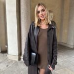 Chiara Ferragni Instagram - Loving this very Italian chic @ferragamo look ❤️ Today I’m wearing these new heeled loafers from the #FerragamoPS24 collection 🥰 #adv #ferragamo Milan, Italy
