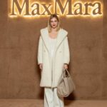Chiara Ferragni Instagram - Congratulations @mjgiuls and all of @maxmara’s team for celebrating 10 years since the launch of the iconic Teddy Coat 🧸 It’s definitely one of my favorite Winter coats and it’s the most comfy, warm and stylish coat that you could ask for 🤍 For this event I was wearing a special one in white with all-over rhinestones ✨ #adv #MaxMaraTeddyTen Portrait Milano