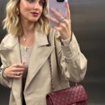 Chiara Ferragni Instagram – A burgundy monday night đ Milan, Italy