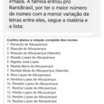 Chico Felitti Instagram - DEU O NOME! As histórias de nomes mais únicos competiram ontem. Essas são as dez mais votadas, mas tem 40 no story destacado EC NOME. Ome. Me. E. Aonde O Nome É Gratidão