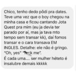 Chico Felitti Instagram - Ê DEDO PODRE! Sabe aquele azar recorrente, de sempre se dar mal com boy, com casa, com boy, com firma ou com boy? Então, teve uma competição de histórias de nossos dedos podres ontem nos stories. Esses são os causos mais votados. Tem 40 no story destacado EC DEDO PODRE Dedo de Deus - Teresópolis / RJ