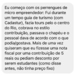 Chico Felitti Instagram - Empreender pode ser difícil! O Santander me chamou para perguntar para a galera que me segue quais foram as histórias mais malucas que já passaram na saga que é o sonho do próprio negócio. Os causos têm nota fiscal perdida embaixo da máquina de lavar e um menino que achava que os pais eram "MEI agricultor" kkk. E você, que perrengue já passou nessa vida de CEO de MEI? Conta aí nos comentários, e aproveita que está chegando o Dia do Empreendedor. E pode respirar aliviado que o Santander tem produtos e serviços para deixar essa jornada bem menos "perrenguenta". Saiba mais no link da bio de @santanderbrasil #publicidade