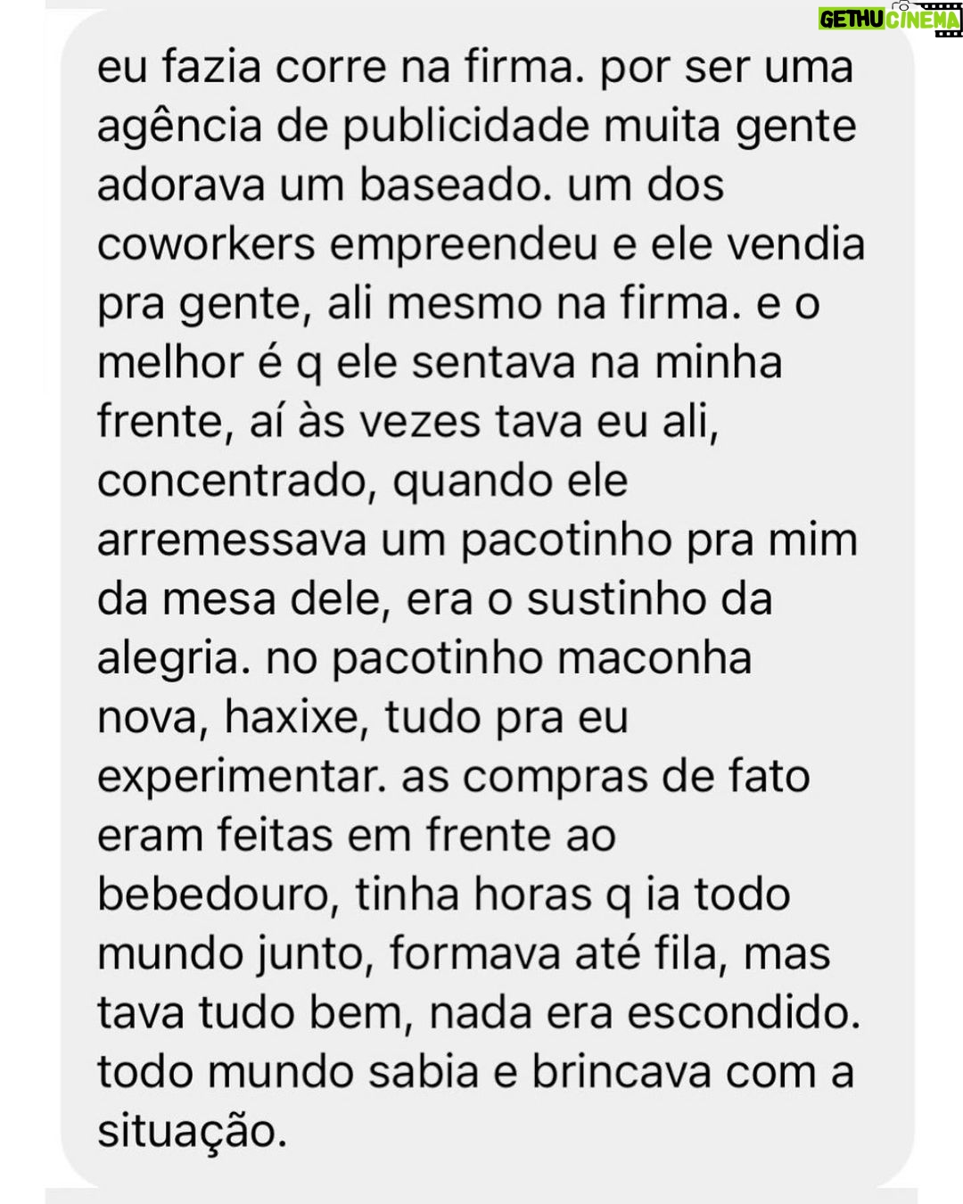 Chico Felitti Instagram - FIZ NA FIRMA: teve competição das histórias mais bizarras que rolaram dentro da firma. Essas são as dez mais votadas, tem 40 no story destacado EC FIRMA. Agora me dá minha pinça, que a sexta tá aí ahaha Firma™