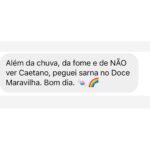 Chico Felitti Instagram – FESTIVAL DE FLOPS. As histórias mais malucas de quem foi ao Doce Maravilha competiram com outros causos de shows que não foram um show. Esses foram os 10 + votados, tem outros 30 no story destacado EC Show Marina Da Glória – Em Alto Mar