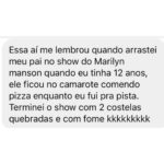 Chico Felitti Instagram – FESTIVAL DE FLOPS. As histórias mais malucas de quem foi ao Doce Maravilha competiram com outros causos de shows que não foram um show. Esses foram os 10 + votados, tem outros 30 no story destacado EC Show Marina Da Glória – Em Alto Mar