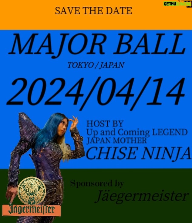 Chise Ninja Instagram - SAVE THE DATE β 2024/04/14 β/ in π―π΅JAPAN . Major ball π₯΅ππβ¦ . . (Iβm exciting to post all theme and categoriesπΆπ€) . Judge : πΊπΈ β-π γγγγπ¬π§ β-π γγγγTBAβ¦ . DJ : π³π± . Commentator : π²πΎ. . . . . . #bestnights #bethemeister @jagermeister_japan π¦. . . . #ballroom #asianallroom #excited #chiseninja #japan Tokyo Japan