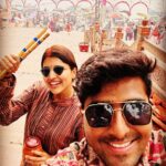 Chitra Shukla Instagram - First Ganga snan as a couple after marriage☺️#harhargange🙏 At the Legendary Dashashwamedh Ghat, Holy Ganges 😊✨ #banaras #gangaghat #kashivishwanath #mandir #chitrashuklaupadhyay #vaibhavupadhayay #chitrashukla #vc #vaibhavchitra #chitrabhav Dasasamet Ghat, The Holy Ganga, Banaras ( Varanasi ), UP- India