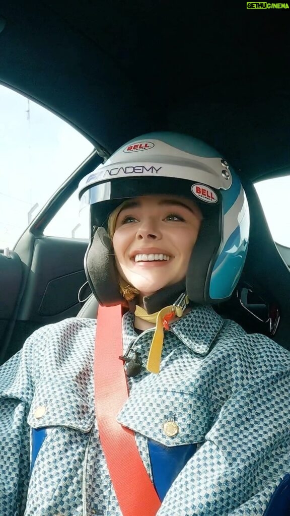 Chloë Grace Moretz Instagram - Managing Director, Susie Wolff takes Actress, Chloe Grace Moretz for a spin around COTA. 🇺🇸 #F1Academy