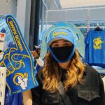Chloë Grace Moretz Instagram - Go Rams 🐏 💙💛💙💛 thank you for the tickets @wiresonly :)