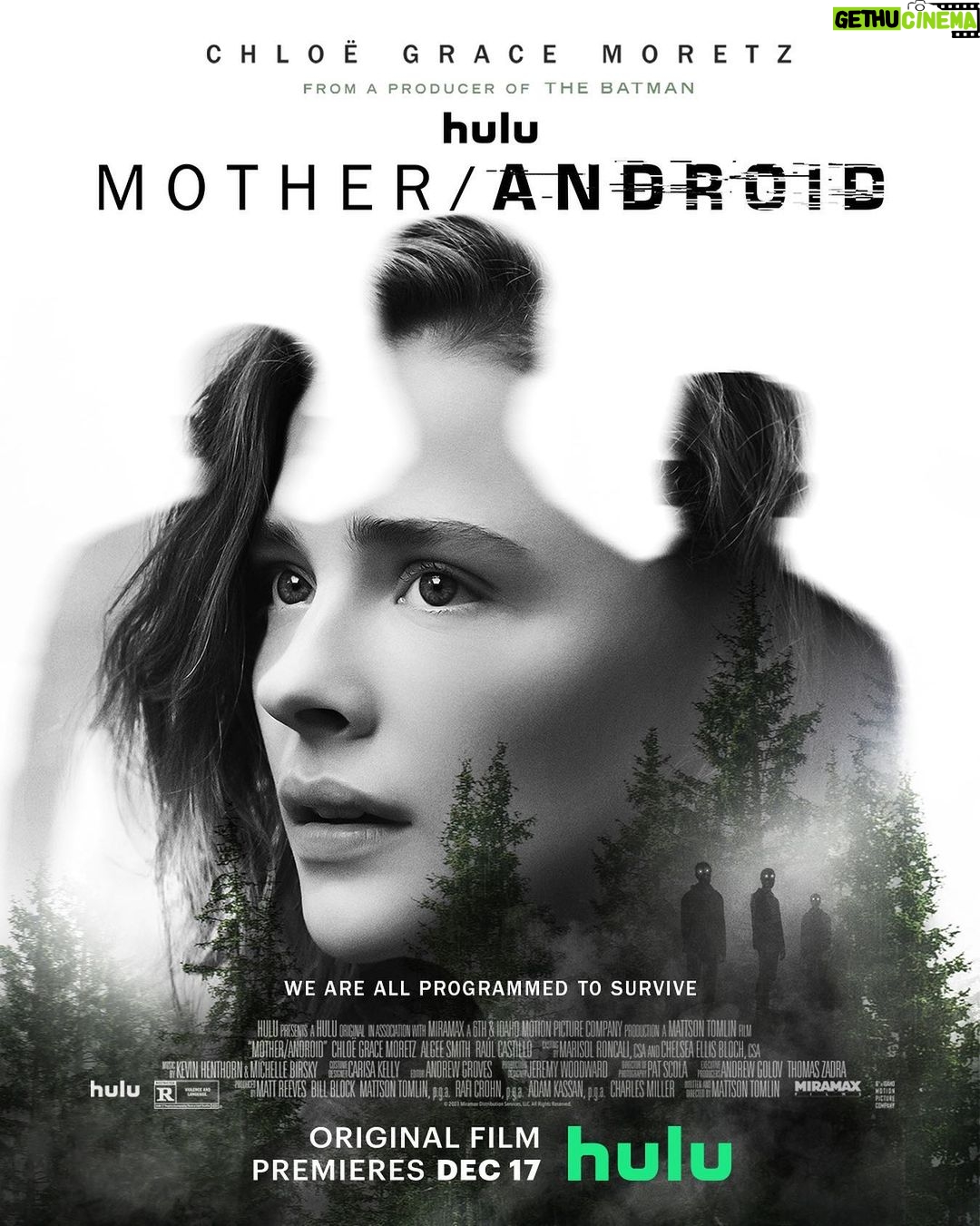 Chloë Grace Moretz Instagram - The time has come to rise up. #MotherAndroid premieres December 17, only on @Hulu , who’s excited ???? This beautiful movie written and directed by @mattsontomlin is gonna blow your minds. I can’t wait for all of you to see it. Stay tuned :)