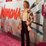 Chloë Grace Moretz Instagram - #Nimona premiere day , whatta beautiful movie. So proud to be part of this ❤️ so excited for you all to watch it only on Netflix June 30th!