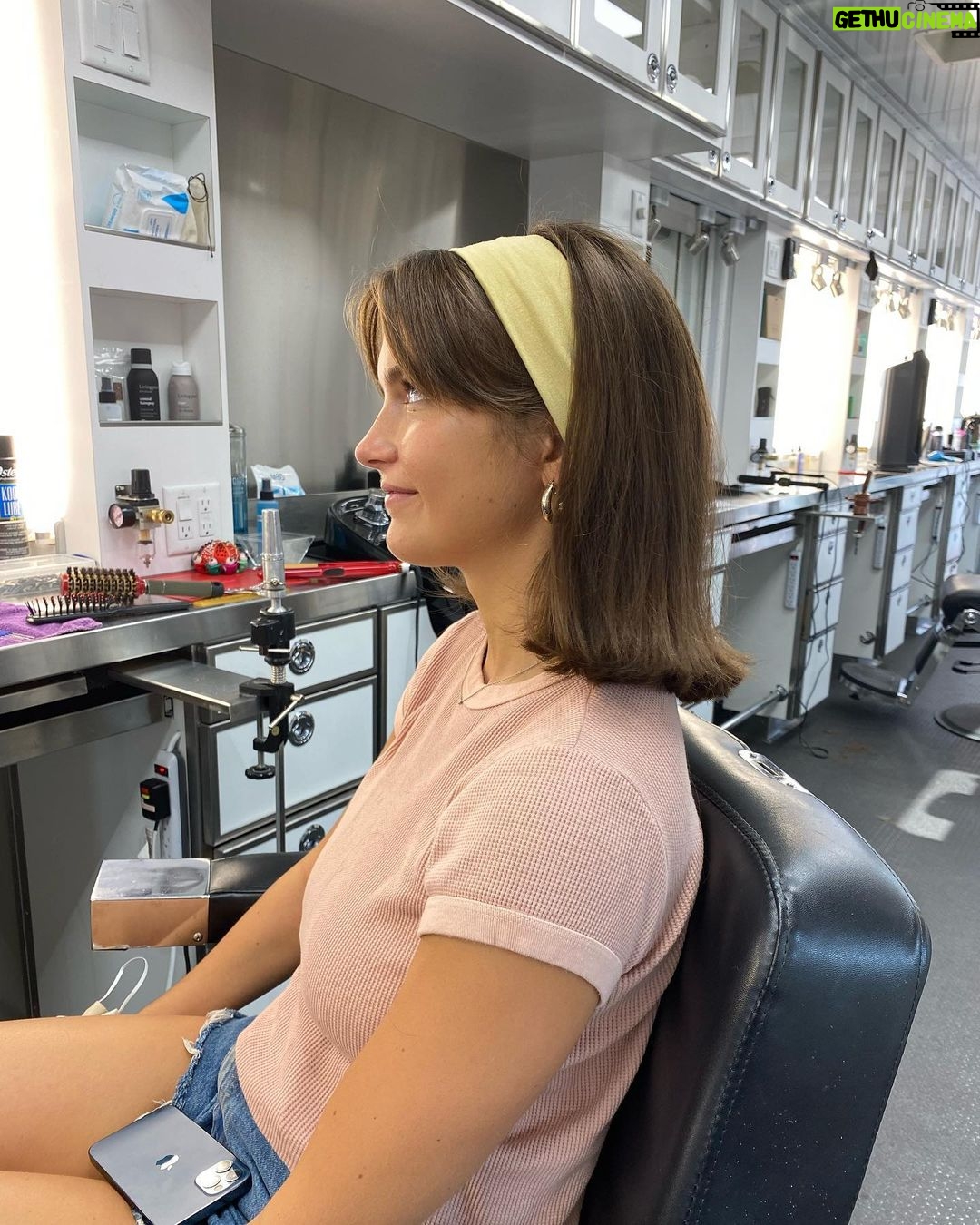 Chloe East Instagram - My hair is taking forever to grow back but IT WAS WORTH IT. @thefabelmans #thefabelmans