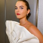 Chloe East Instagram - ❤️ @tiff_net x The Fabelmans Premiere ❤️ Wearing @CELINE , styled by @mollyddickson Hair by @anthonycampbellhair Makeup by @misha212 #thefabelmans #TIFF22