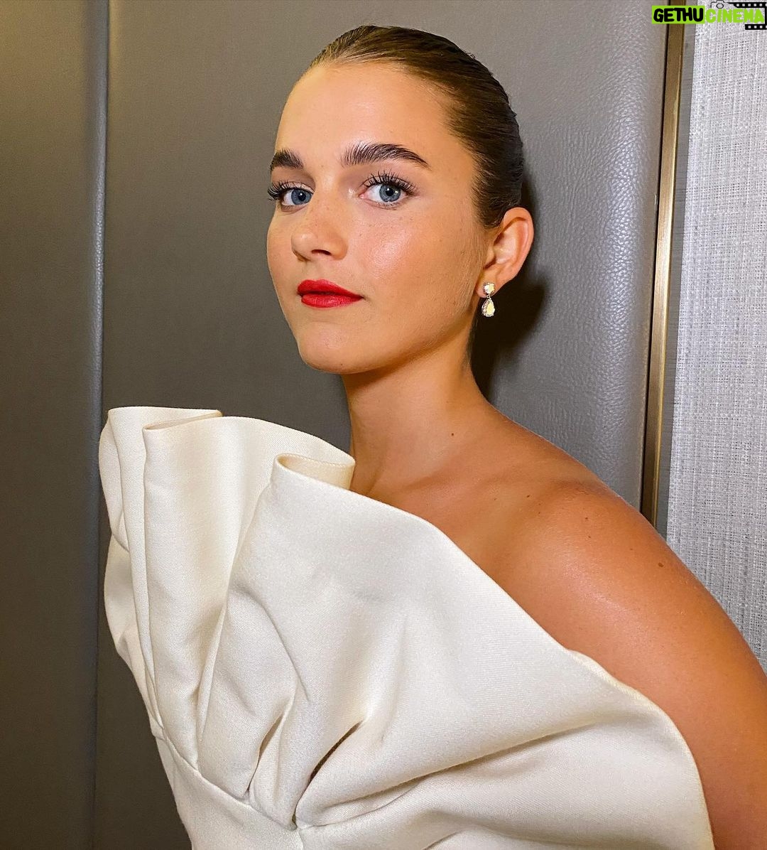 Chloe East Instagram - ❤️ @tiff_net x The Fabelmans Premiere ❤️ Wearing @CELINE , styled by @mollyddickson Hair by @anthonycampbellhair Makeup by @misha212 #thefabelmans #TIFF22