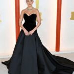 Chloe East Instagram - Here at the 95th Oscars ❤️ Wow. What an incredible experience! THANK YOU!!! I am very excited to be supporting sustainable fashion as an ambassador of @redcarpetgreendress ❤️ Thank you @moniquelhuillier for making this sustainable gown. And @mollyddickson you are the best stylist, I love you so much! And @suzyamiscameron and @iam_samata from @rcgdisglobal —I am so grateful to have you guys❤️❤️❤️ Hair @bridgetbragerhair Makeup @melissa.hernandez #rcgd #oscars2023
