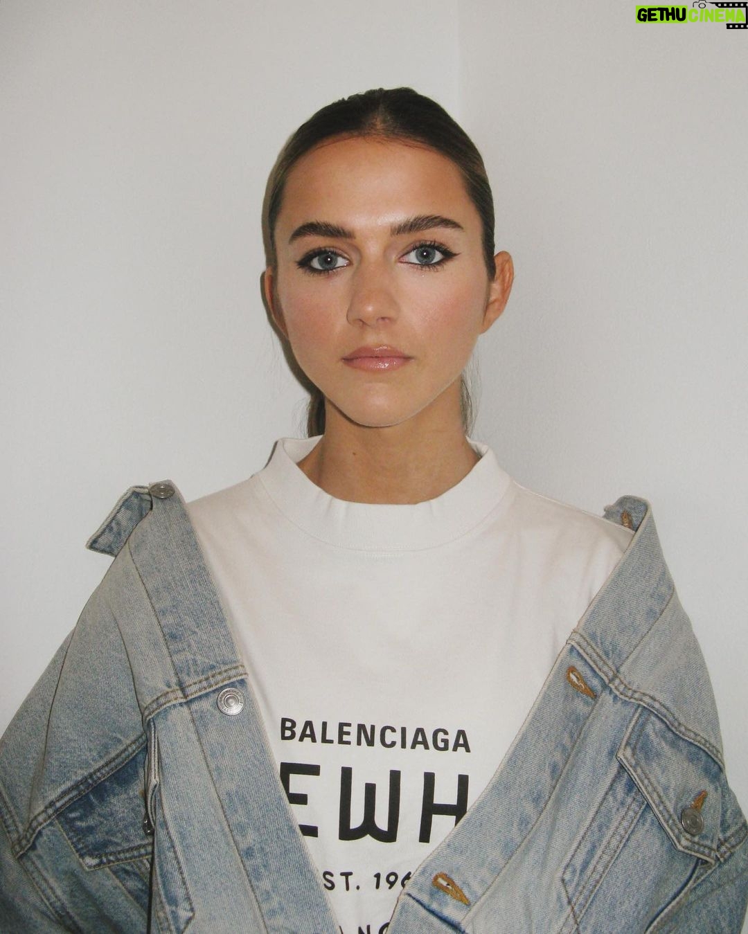 Chloe East Instagram - @balenciaga fall 24’ fashion show. thank you !!!!!! @misha212 @e_mendez