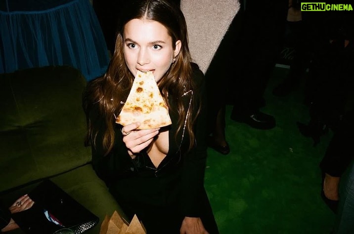 Chloe East Instagram - Just here for the 🍕 @wmag @myleshendrik