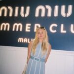 Chloe East Instagram – A really fabulous time @miumiu #miumiu #miumiuclub