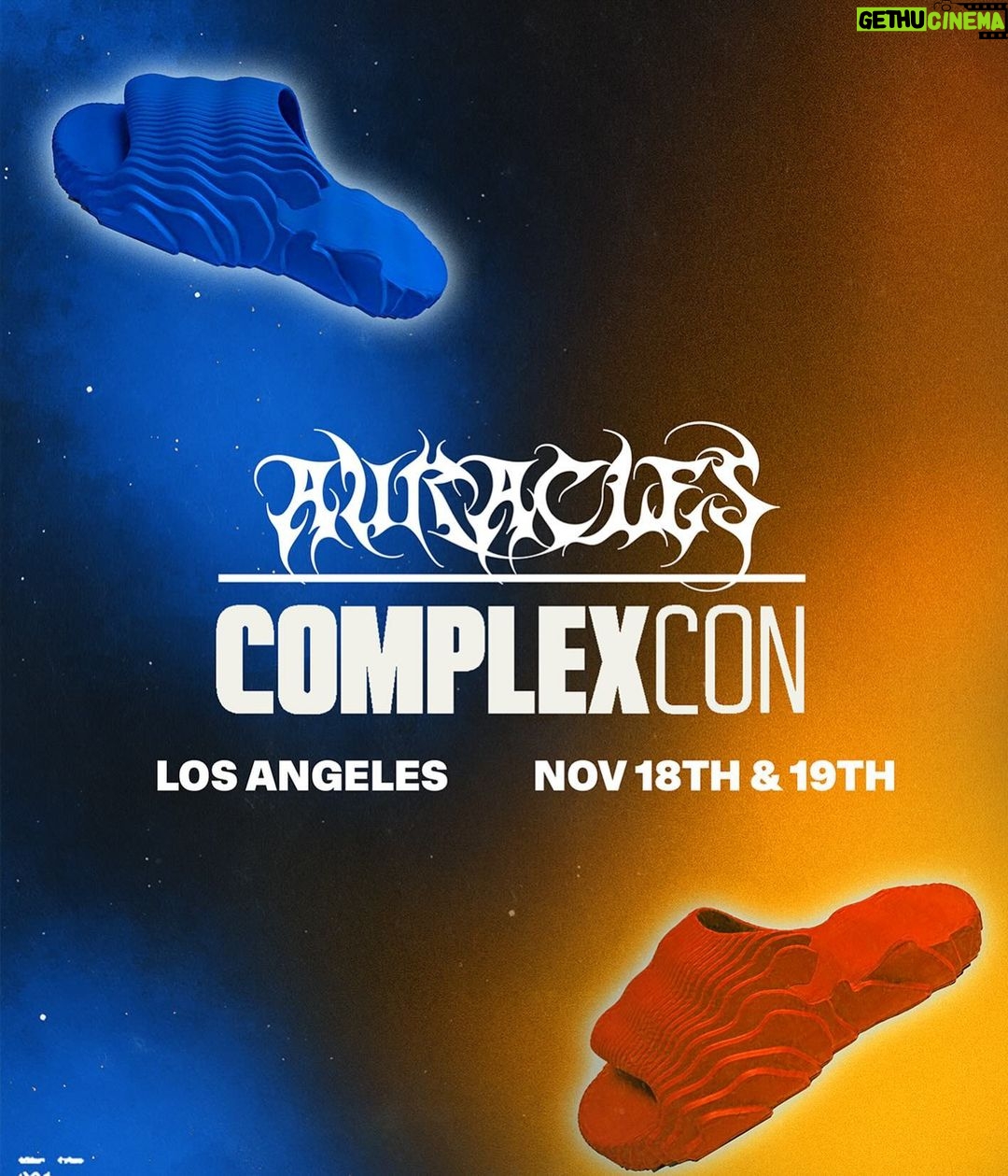 Chris Brown Instagram - AURACLES WILL BE AT COMPLEXCON š„š„š„š„š„ Our First Official Pop Up!! We will be there with 2 New Colors available early at Complexcon plus a Special Food collaboration (more info soon) !! LOS ANGELES PULL UP ON US NOVEMBER 18+19th this month!! #Nami @chrisbrownofficial @nosailes @deano_32 Los Angeles, California