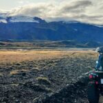 Chris Hemsworth Instagram - Day 3 in Iceland, started a bikey gang with my daughter. Currently we’re the only two members and that’s how we’ll keep it for now 👊🏍️ @icelandencounter