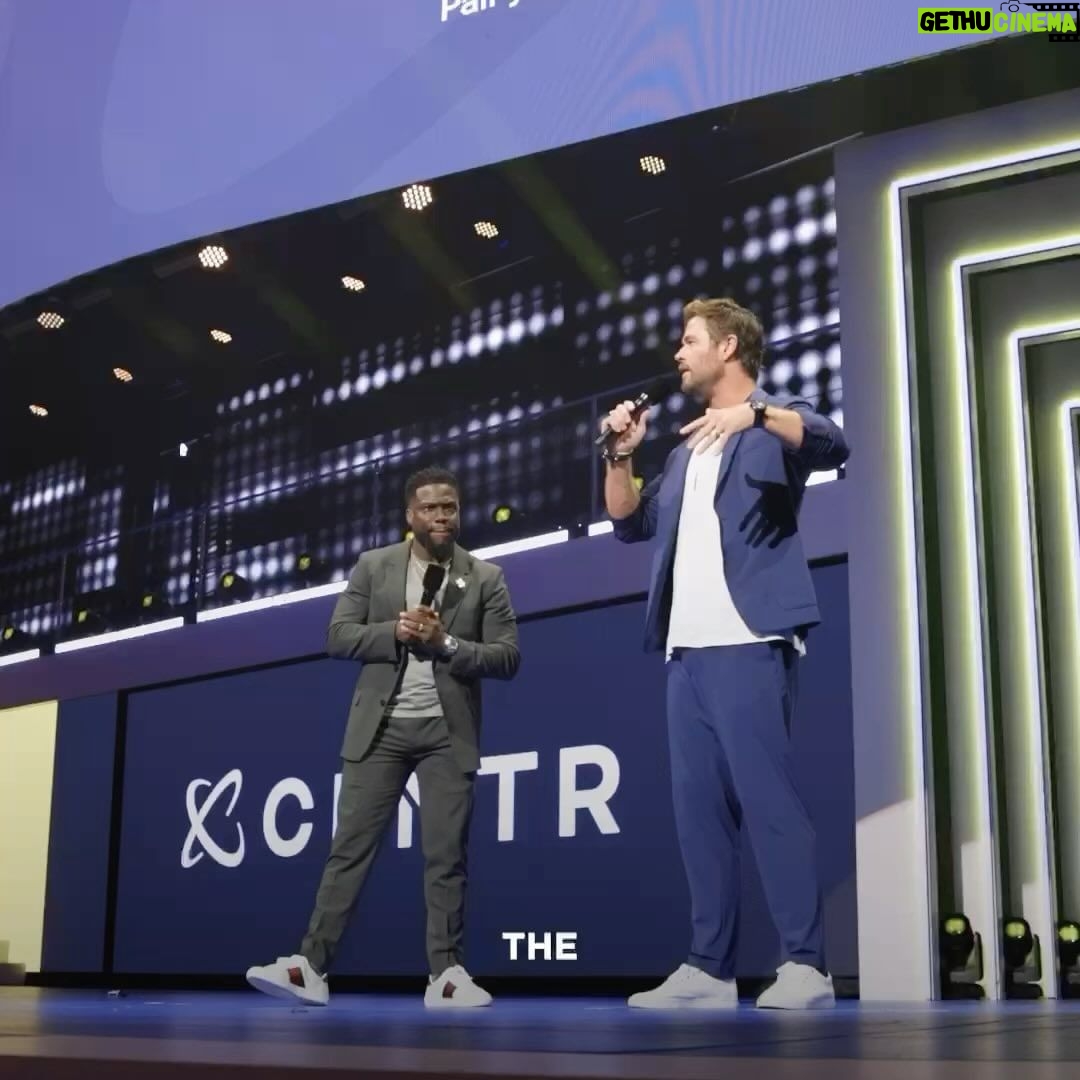 Chris Hemsworth Instagram - Earlier this summer, I had the opportunity to introduce @centrfit’s new products to the @walmart team (and @kevinhart4real). It was an honor to share our products, designed to support health and wellness journeys at every level. 💪 Bringing @centrfit to @walmart was an incredible way to help us in our mission to make holistic health and wellness accessible for all. Our range of in-home equipment can be used alone or can be seamlessly integrated with the @centrfit app. Be sure to check online or in-store at @walmart to order yours today.